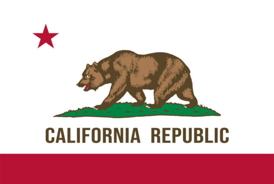 California state flag.