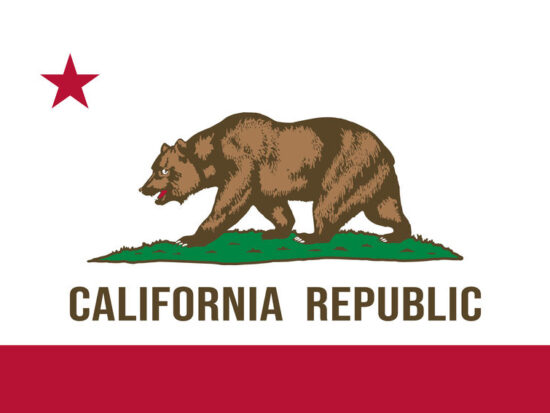 California state flag.