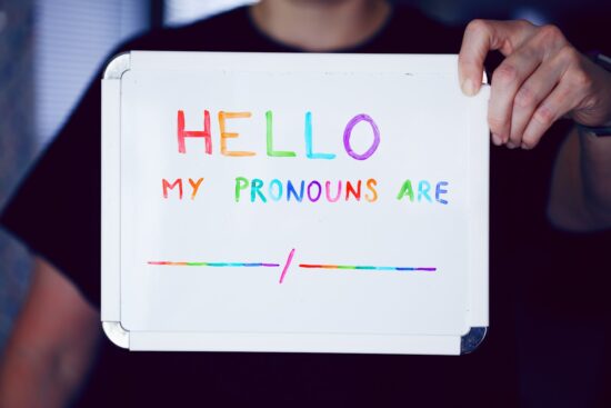 Pronouns matter. Pronouns are important. Everyone is valid. She/Her, He/Him, They/Them, Ze/Zim, and many more. Don't be afraid to ask which pronouns someone may prefer.